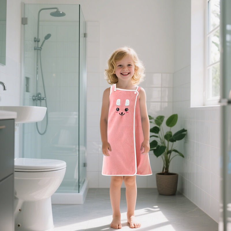 A Wearable Bath Skirt, a Cute Rabbit Ear Bathrobe, a Warm Thick Bathrobe, a Sauna Beach Pool Towel, And a Soft Absorbent Bath Towel.