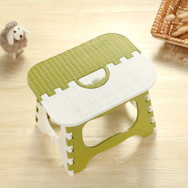 Plastic small stool folding stool portable stool thickened folding stool