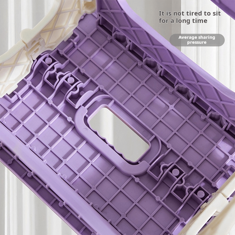 Mini Cute Plastic Folding Stool, Suitable for Changing Shoes, Living Room Seat, Thickened, Foldable, Portable Stool