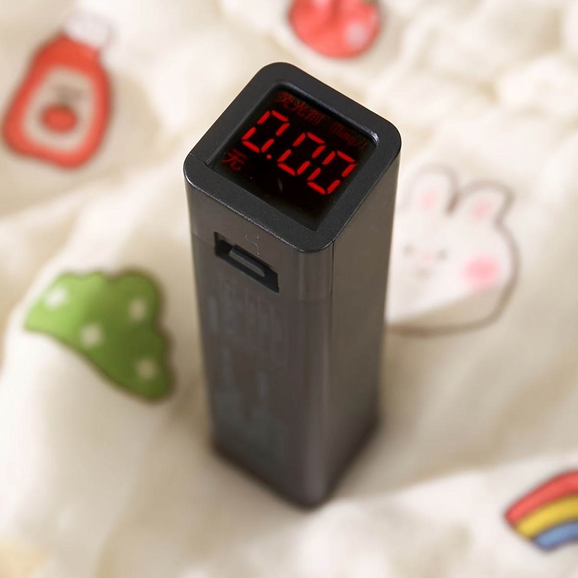 Cotton Gauze Bath Towel with a Cute Bunny Cartoon Print