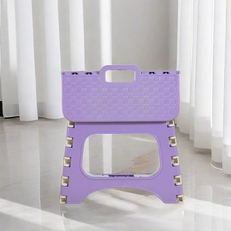 Mini Cute Plastic Folding Stool, Suitable for Changing Shoes, Living Room Seat, Thickened, Foldable, Portable Stool