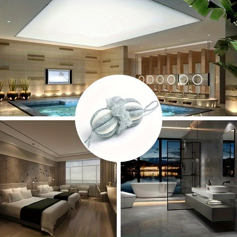 Une grande éponge de bain extensible en konjac, sans perte de poils, un gant de toilette long pour le lavage du corps, une boule de mousse, des fournitures de bain à bulles, avec un gratte-tos, pour les adultes, sans besoin d'électricité.