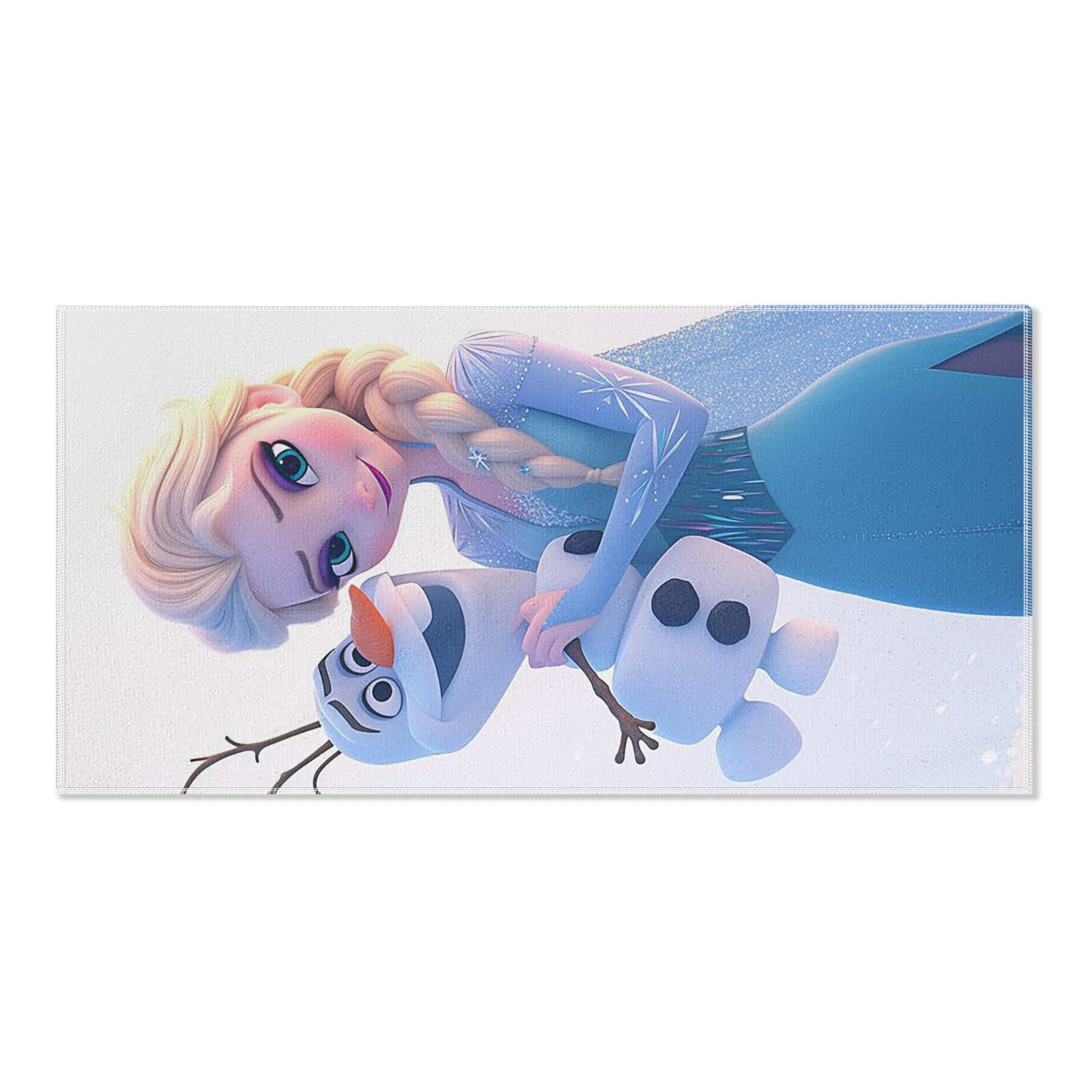 Frozen Elsa Princess Print Fashion Quick-Dry Bath Towel Absorbent Rectangular Beach Towel Soft Polyester Bath Mat Suitable for Yoga Travel Swimming Fitness and Camping Towel Accessories