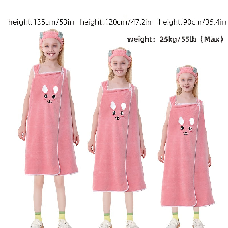 A Wearable Bath Skirt, a Cute Rabbit Ear Bathrobe, a Warm Thick Bathrobe, a Sauna Beach Pool Towel, And a Soft Absorbent Bath Towel.